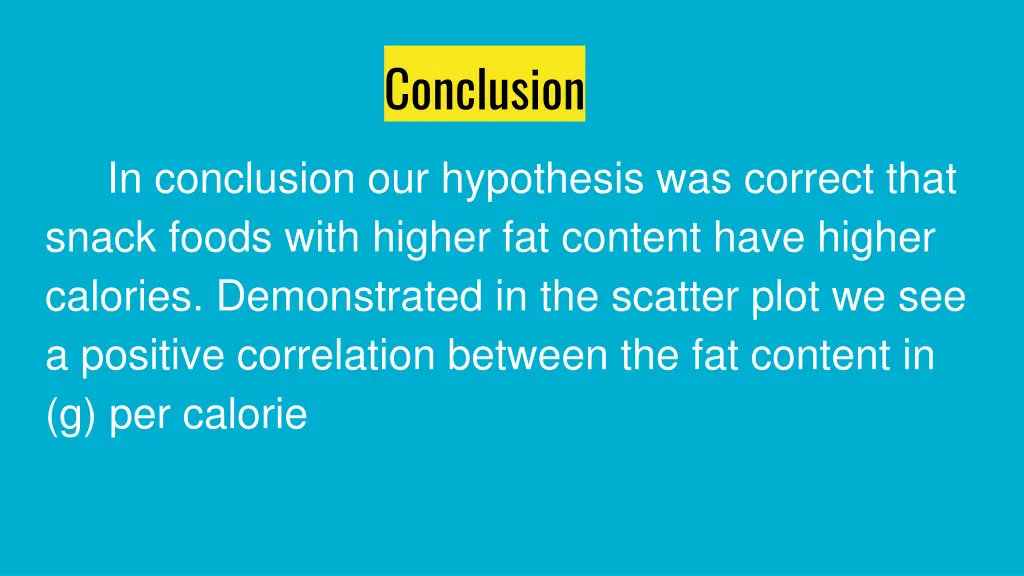 conclusion