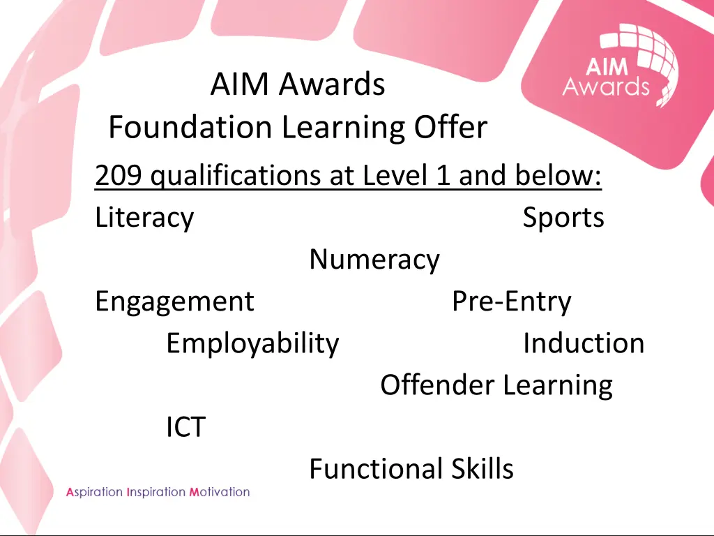 aim awards