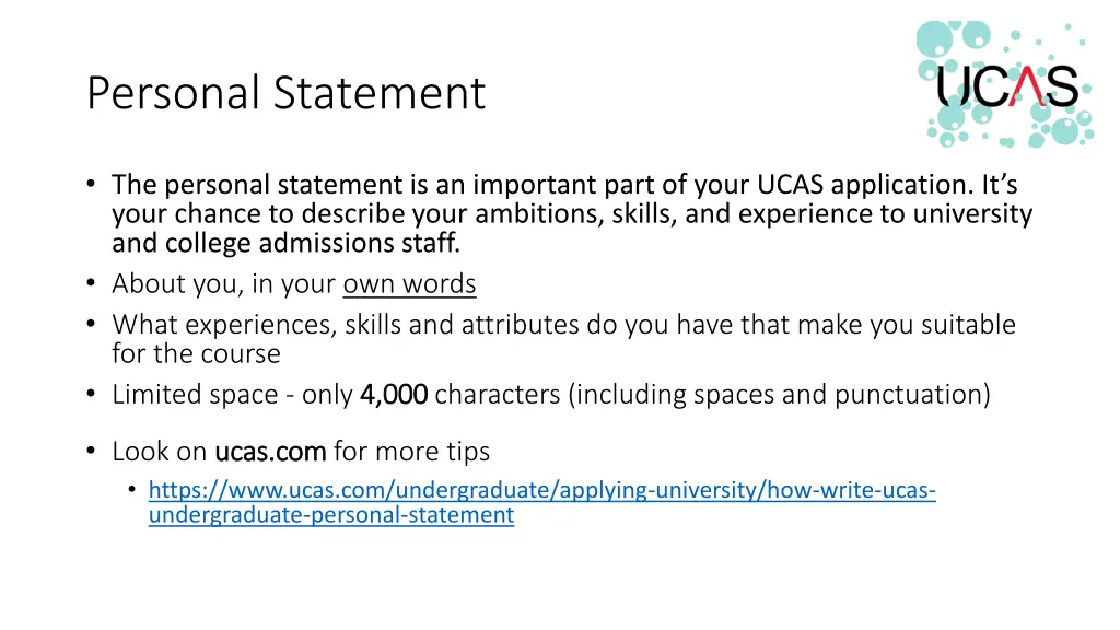 personal statement