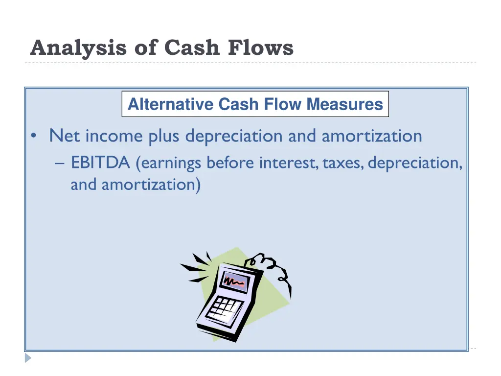 analysis of cash flows 2