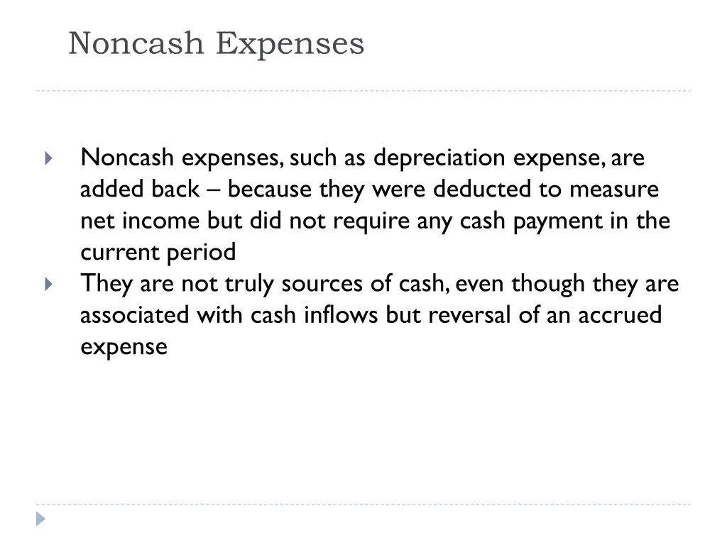 noncash expenses