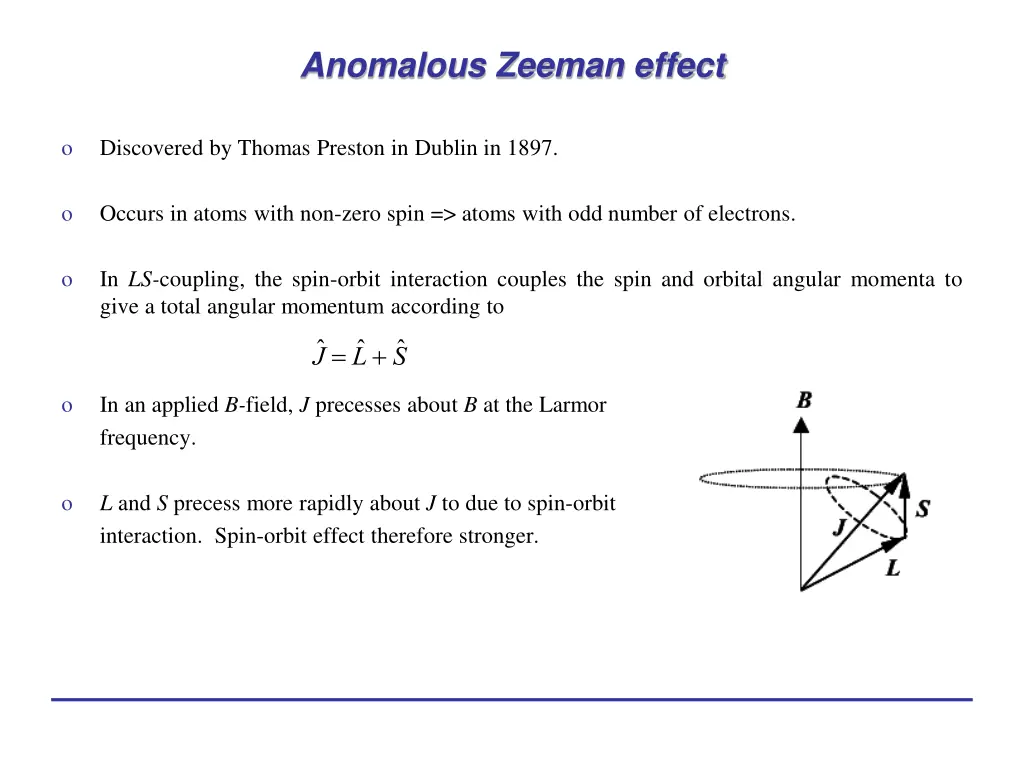 anomalous zeeman effect