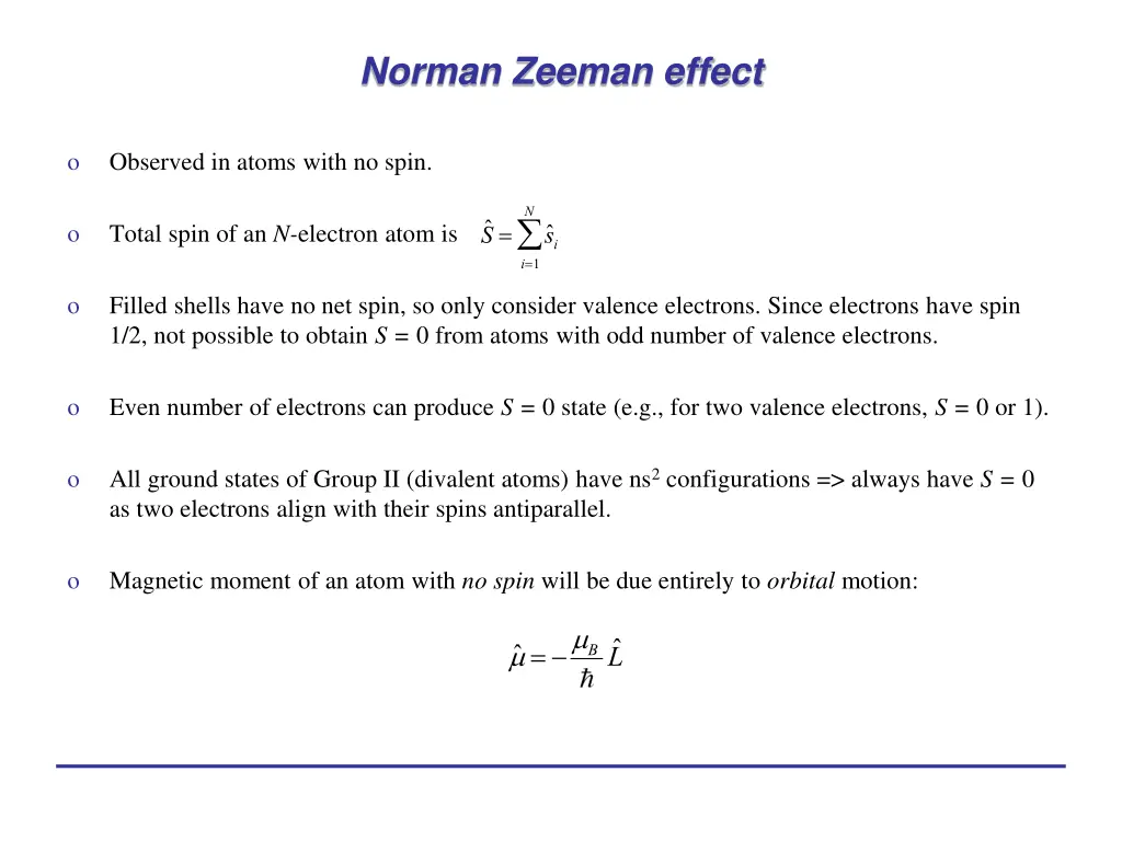 norman zeeman effect