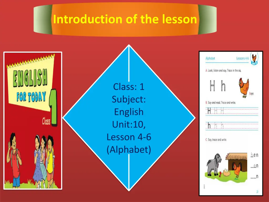 introduction of the lesson