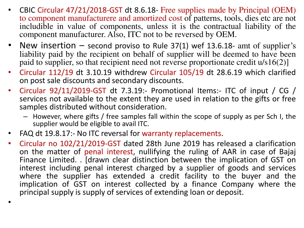 cbic circular 47 21 2018 gst dt 8 6 18 free