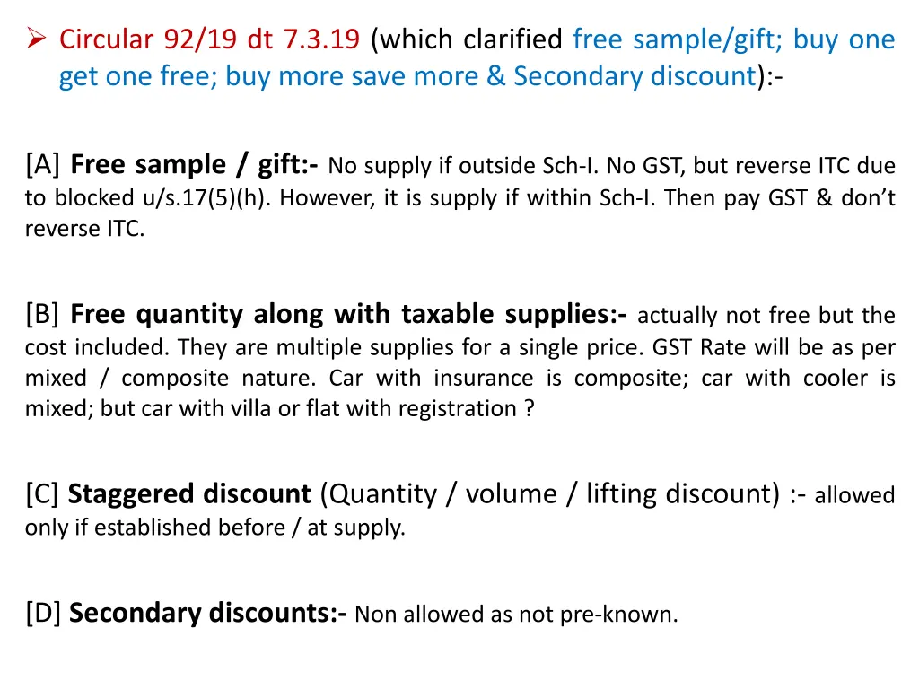 circular 92 19 dt 7 3 19 which clarified free