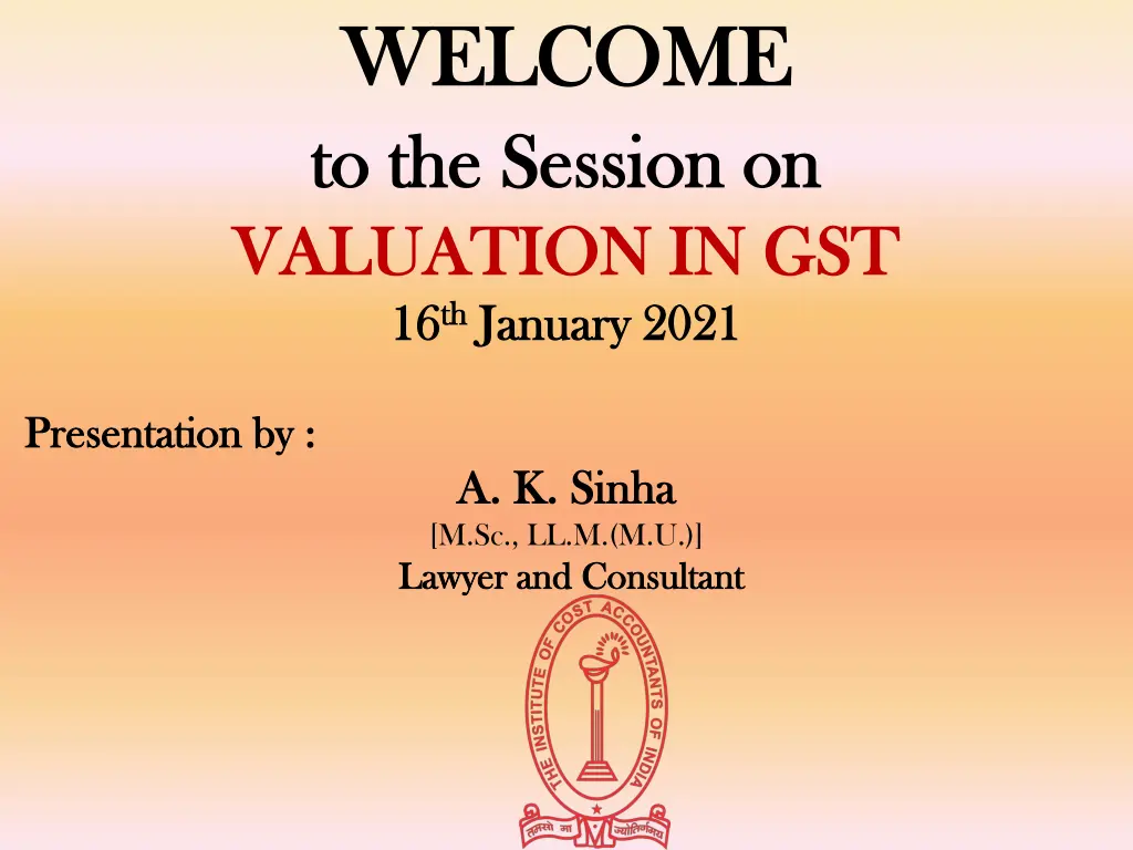 welcome welcome to the session on to the session