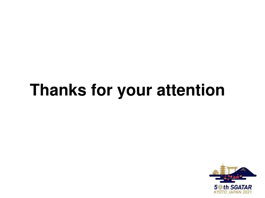 thanks for your attention