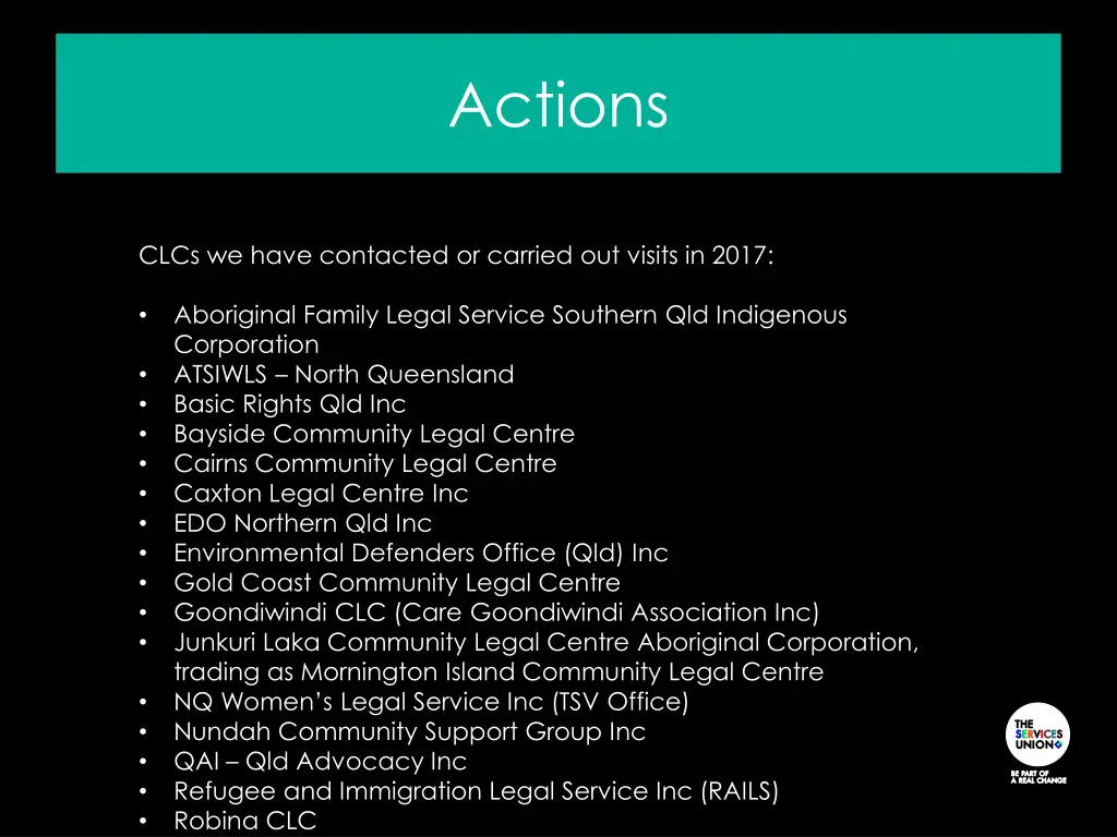 actions