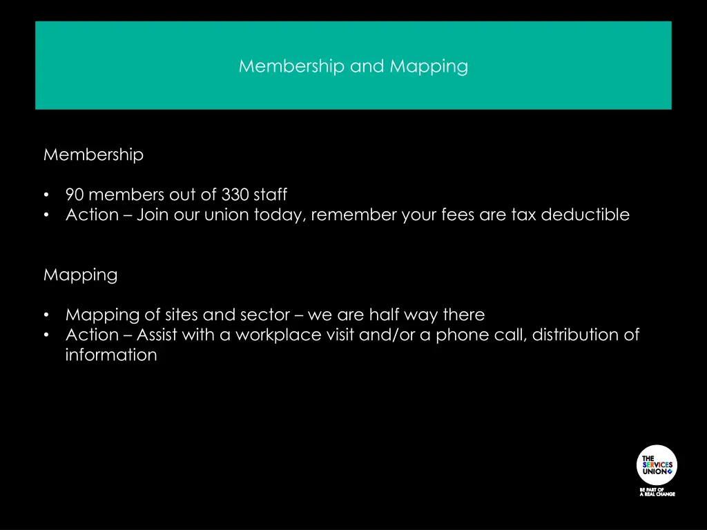 membership and mapping