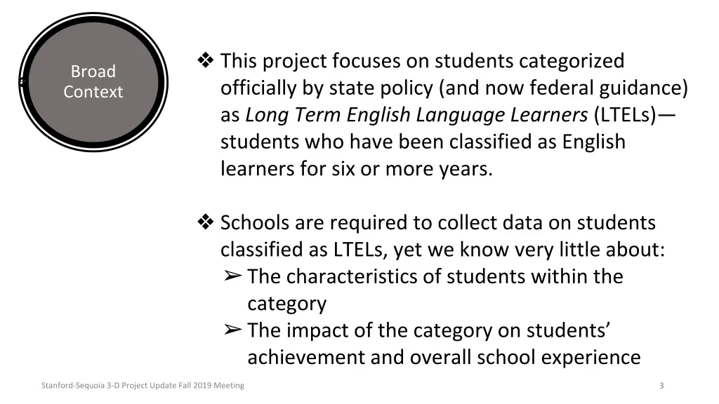 this project focuses on students categorized
