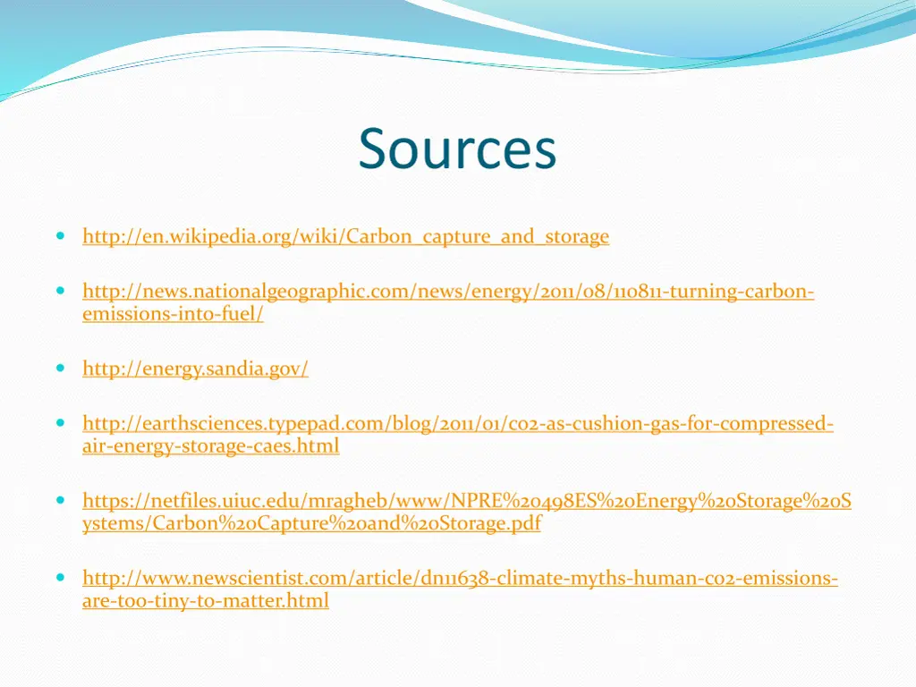 sources