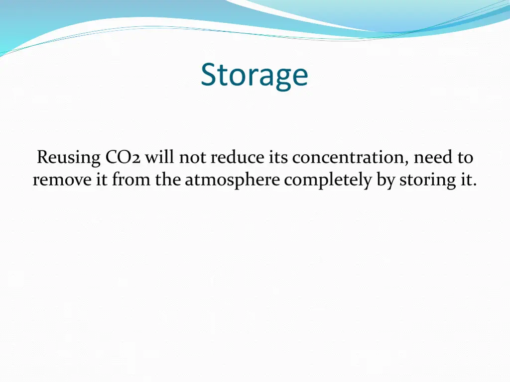 storage