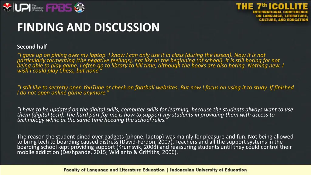 finding and discussion 1
