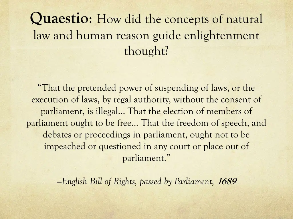 quaestio how did the concepts of natural 1