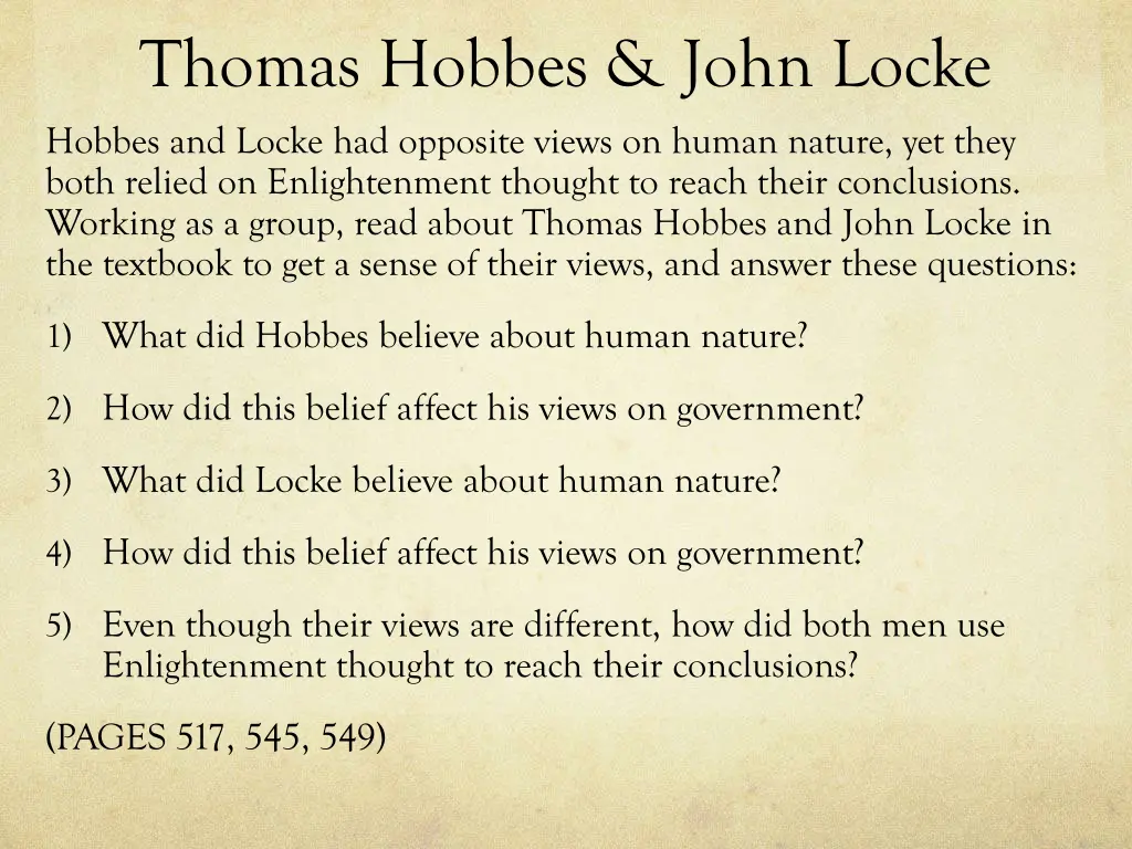 thomas hobbes john locke hobbes and locke