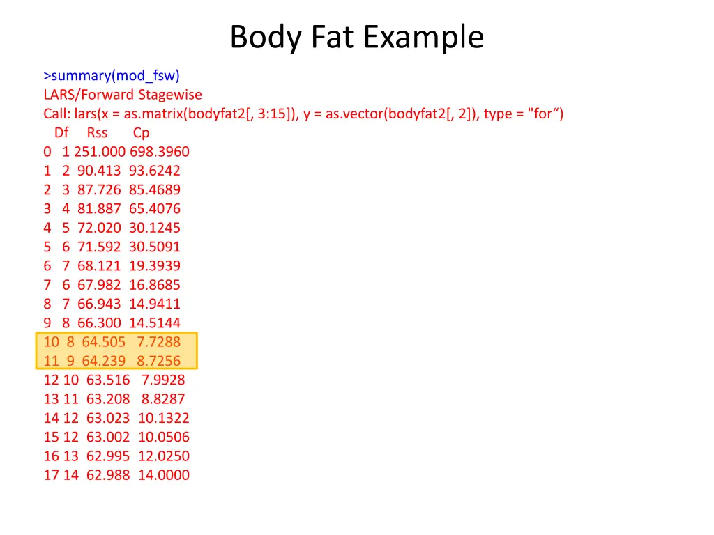 body fat example 2