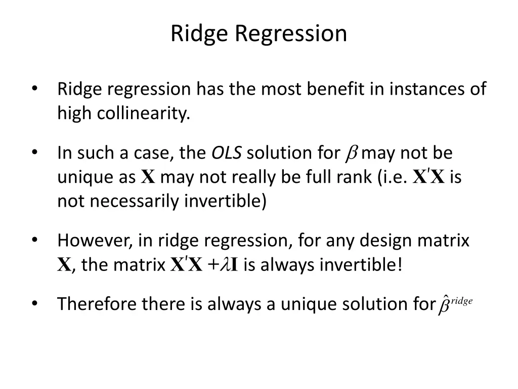 ridge regression 3