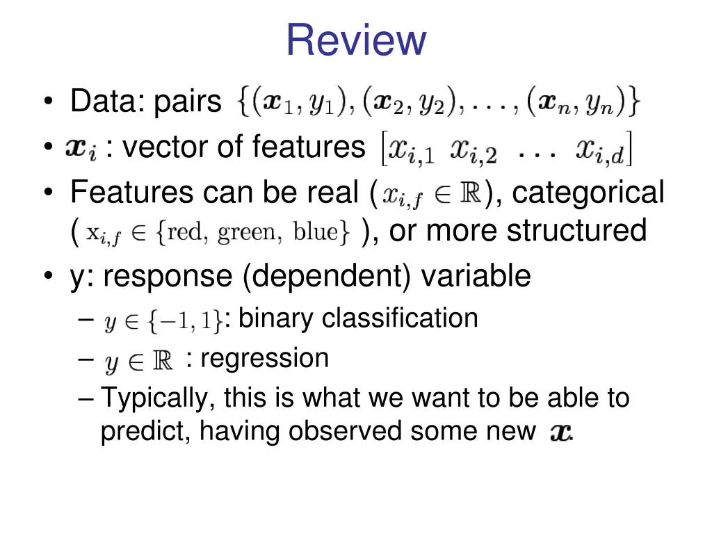 review
