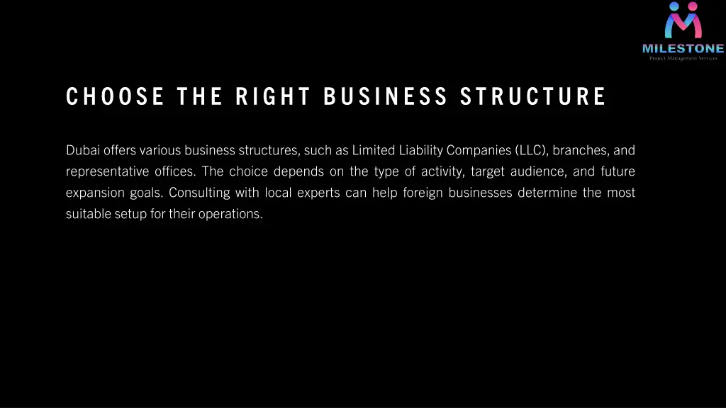 choose the right business structure