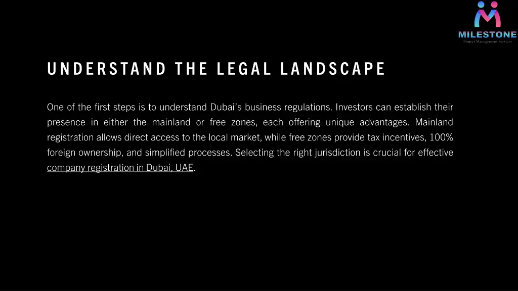 understand the legal landscape