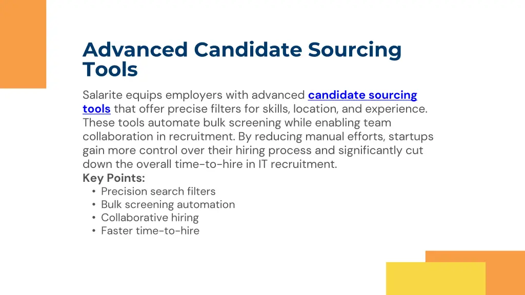 advanced candidate sourcing tools