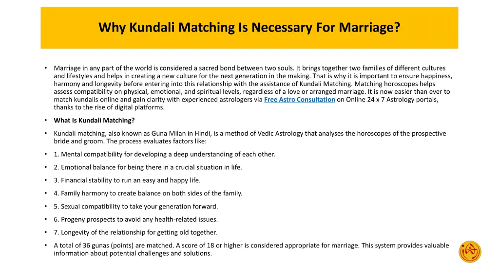 why kundali matching is necessary for marriage 1