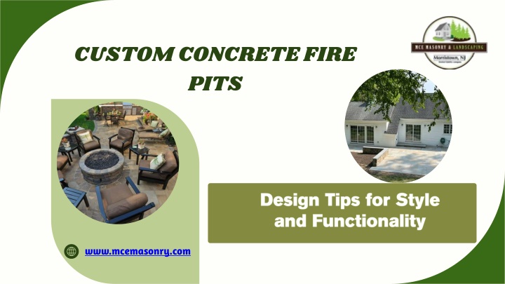 custom concrete fire pits