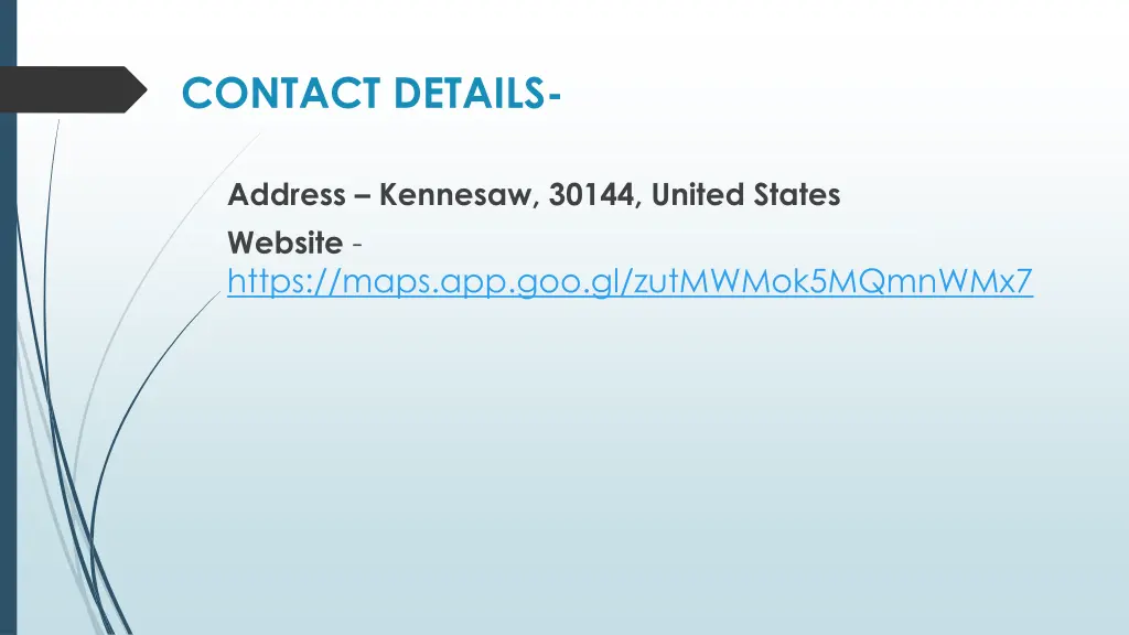 contact details