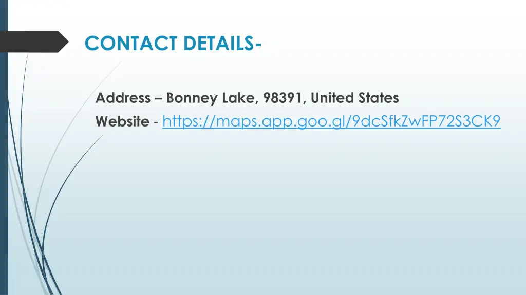 contact details