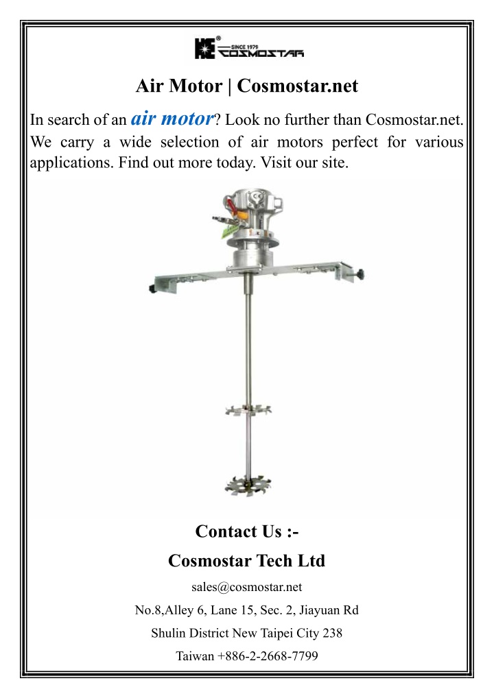air motor cosmostar net