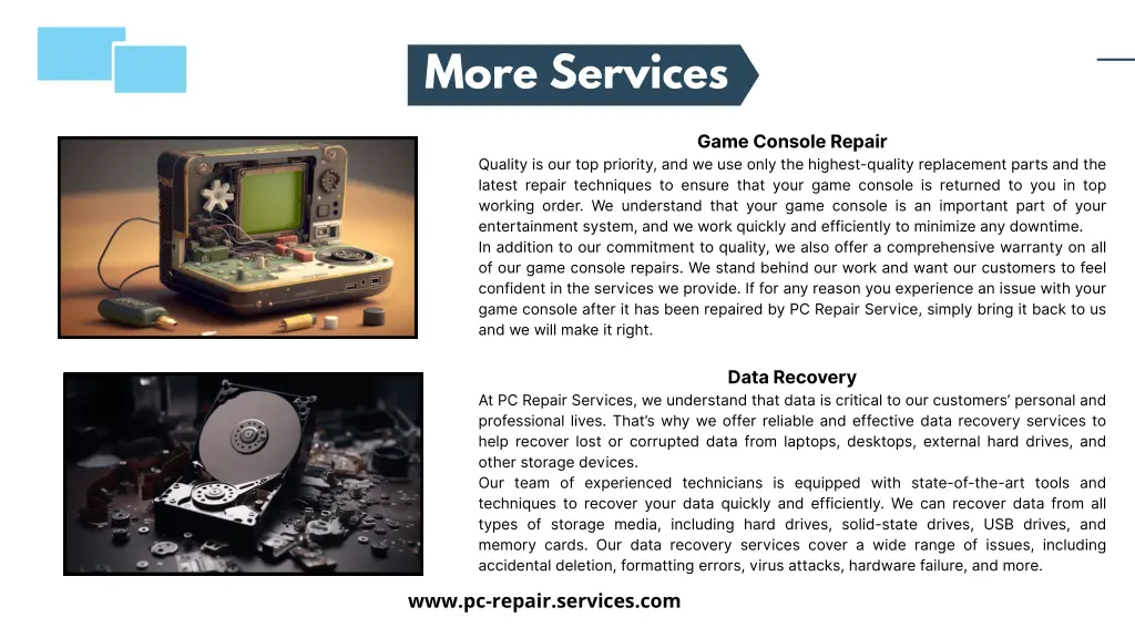 more services more services