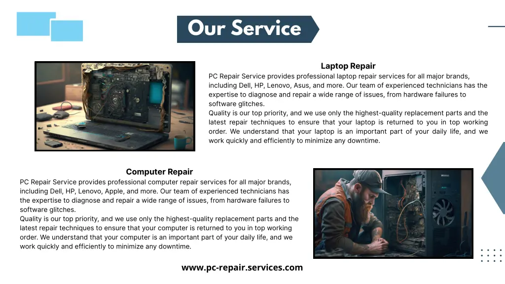 our service our service