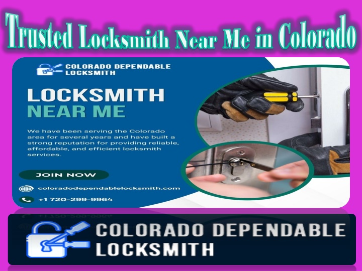 trusted locksmith near me in colorado trusted