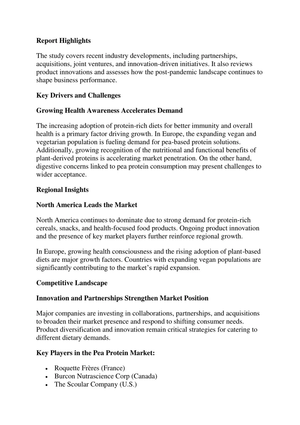 report highlights