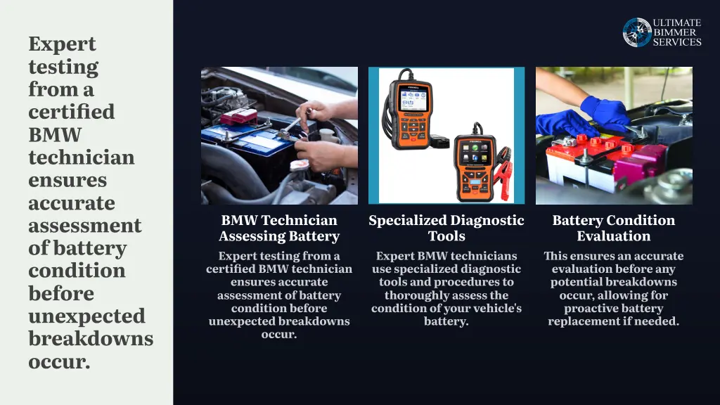 expert testing from a certi fi ed bmw technician