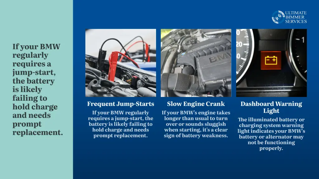 if your bmw regularly requires a jump start