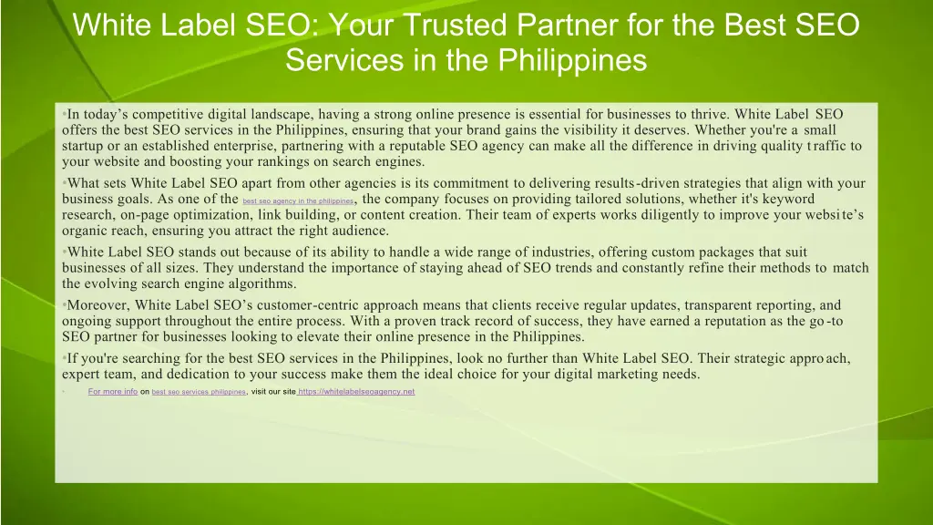 white label seo your trusted partner for the best