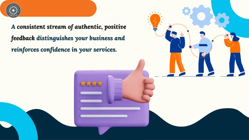 a a consistent stream of authentic consistent