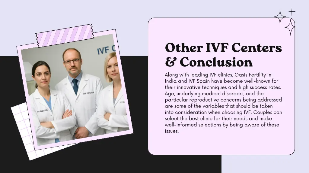 other ivf centers conclusion along with leading