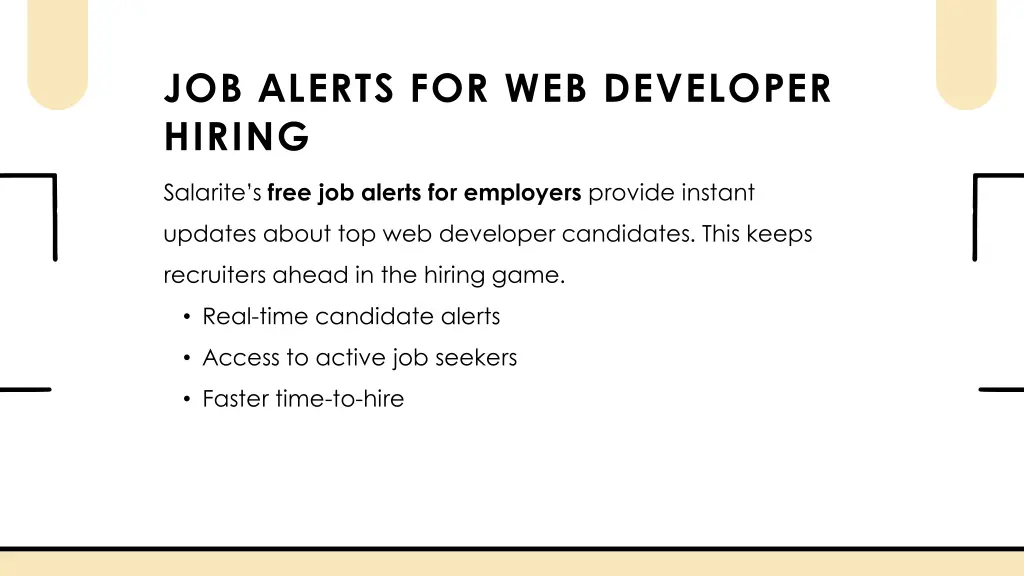 job alerts for web developer hiring