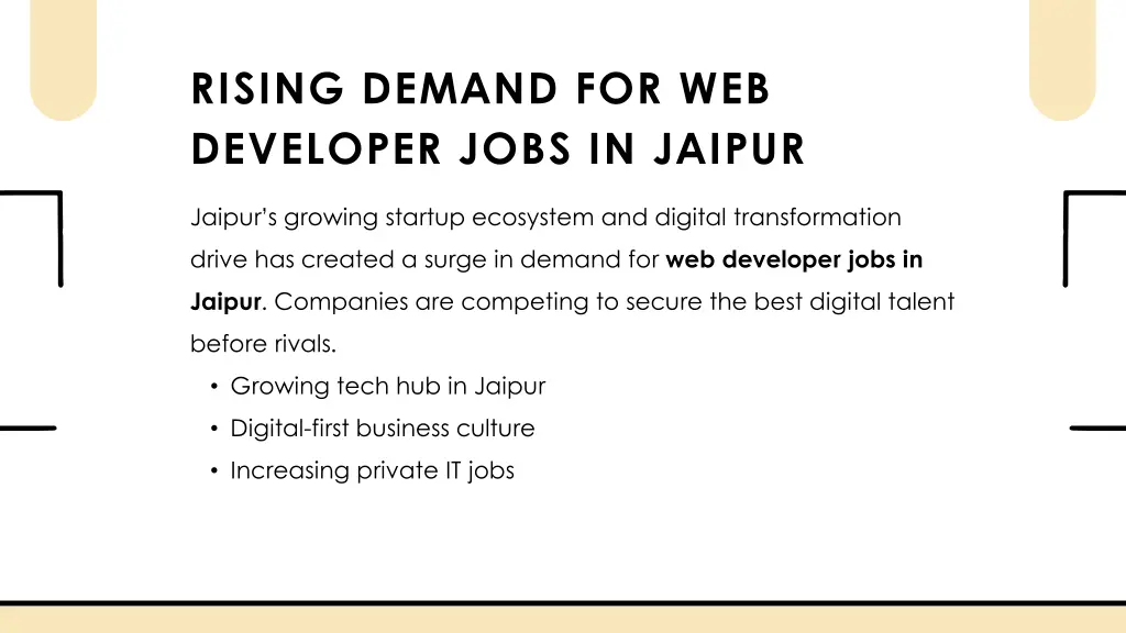 rising demand for web developer jobs in jaipur