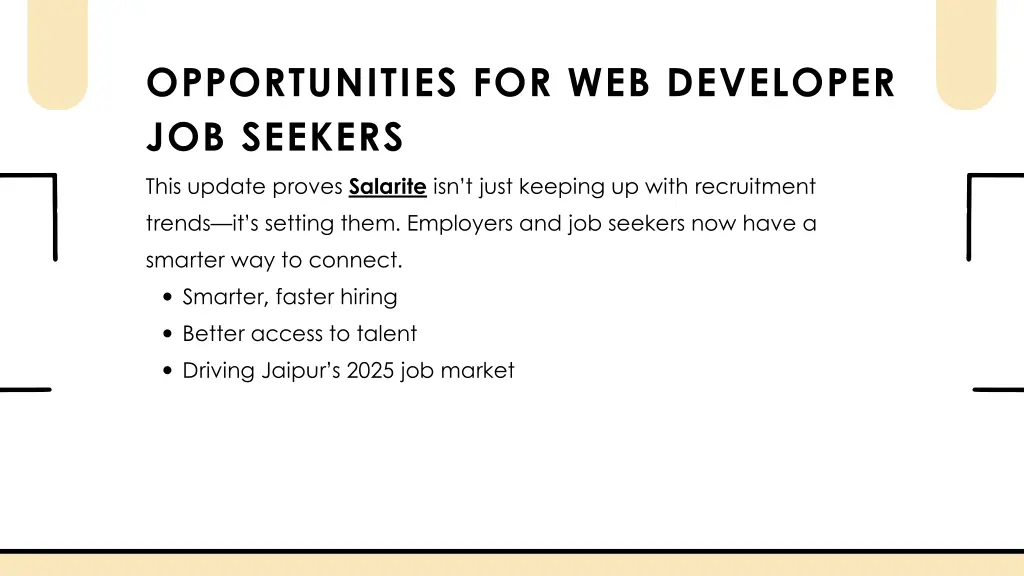 opportunities for web developer job seekers this