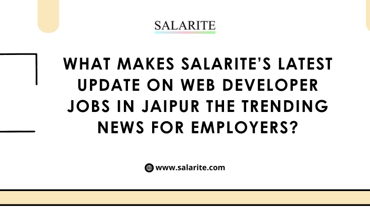 what makes salarite s latest update