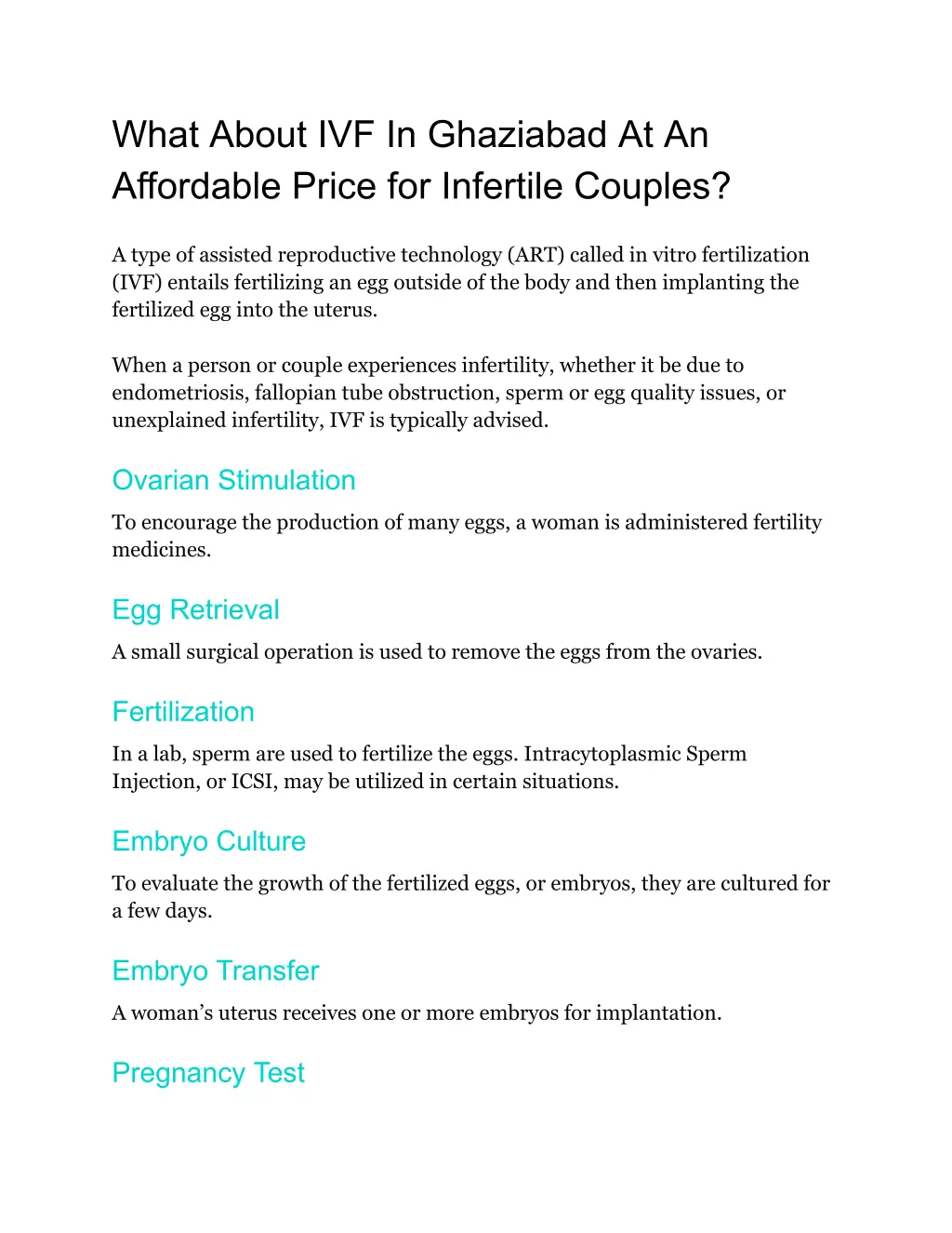 what about ivf in ghaziabad at an affordable