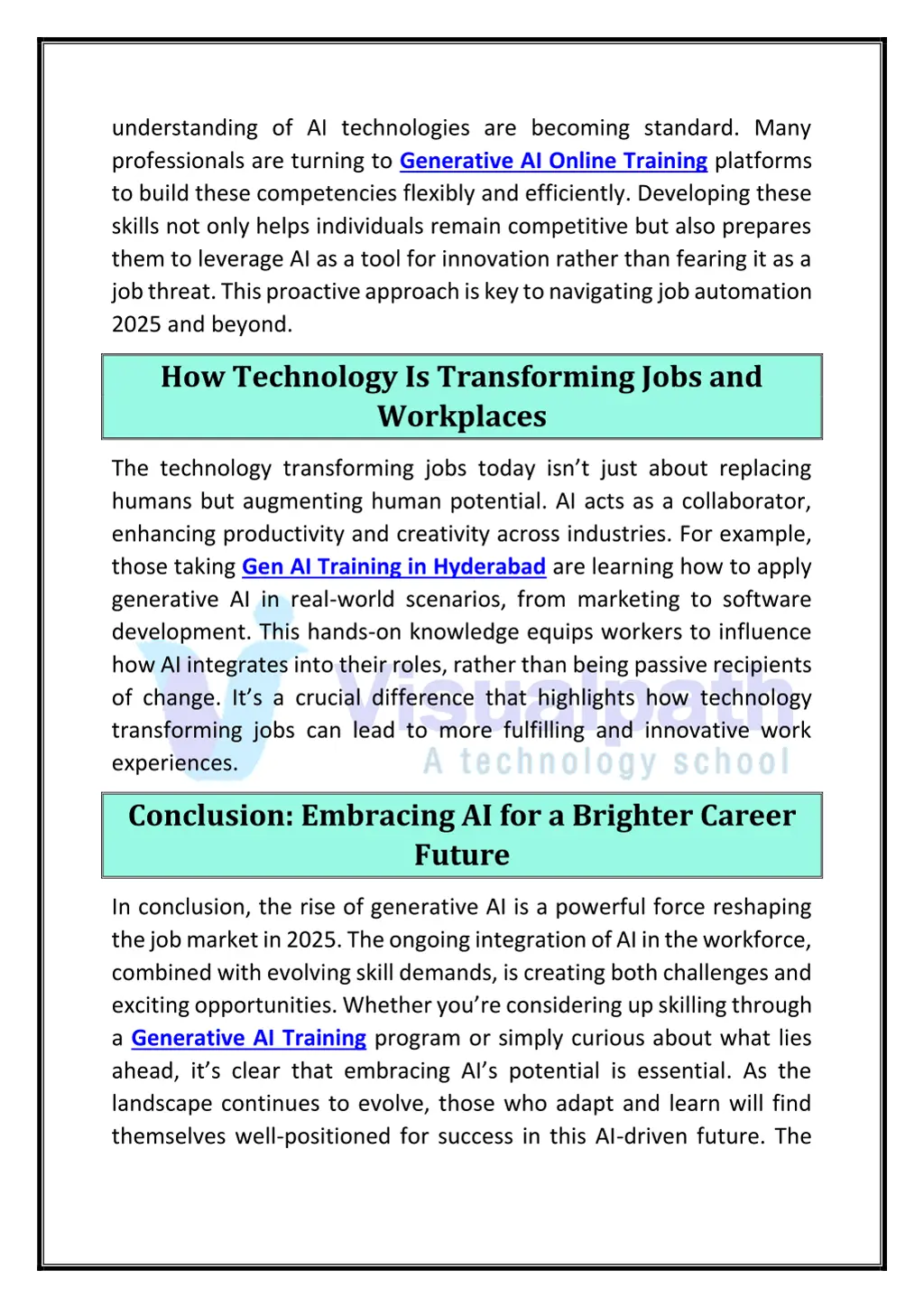 understanding of ai technologies are becoming