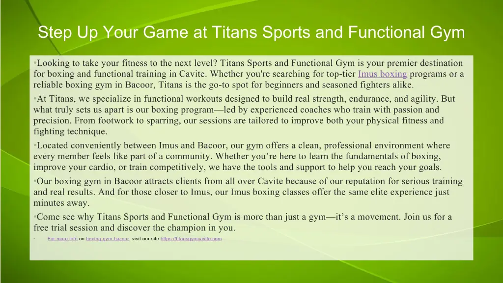 step up your game at titans sports and functional