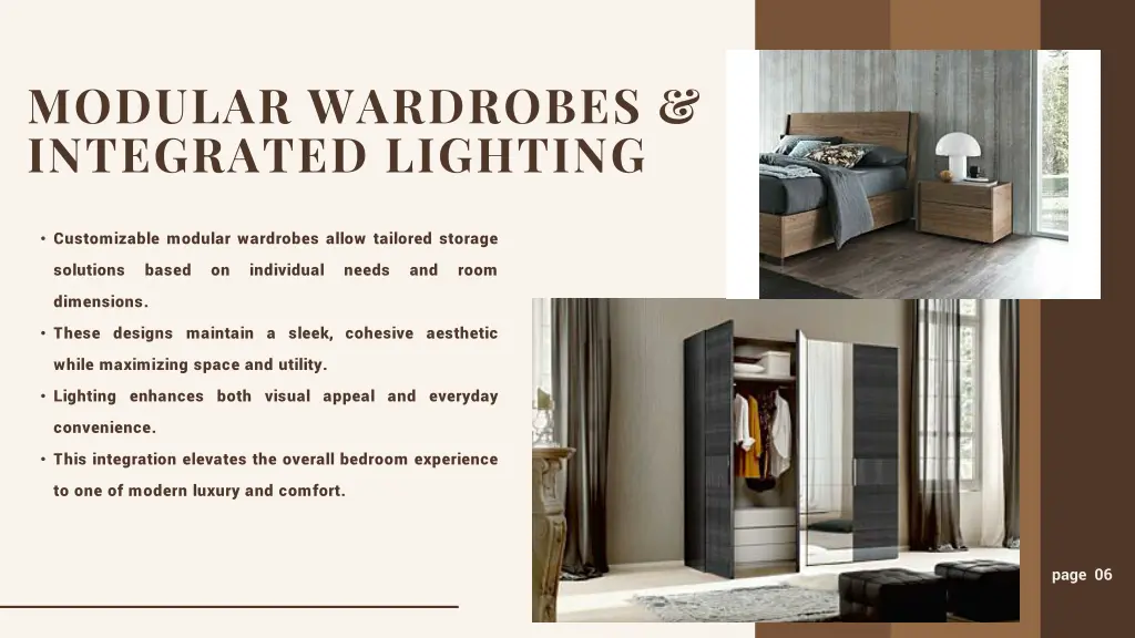 modular wardrobes integrated lighting