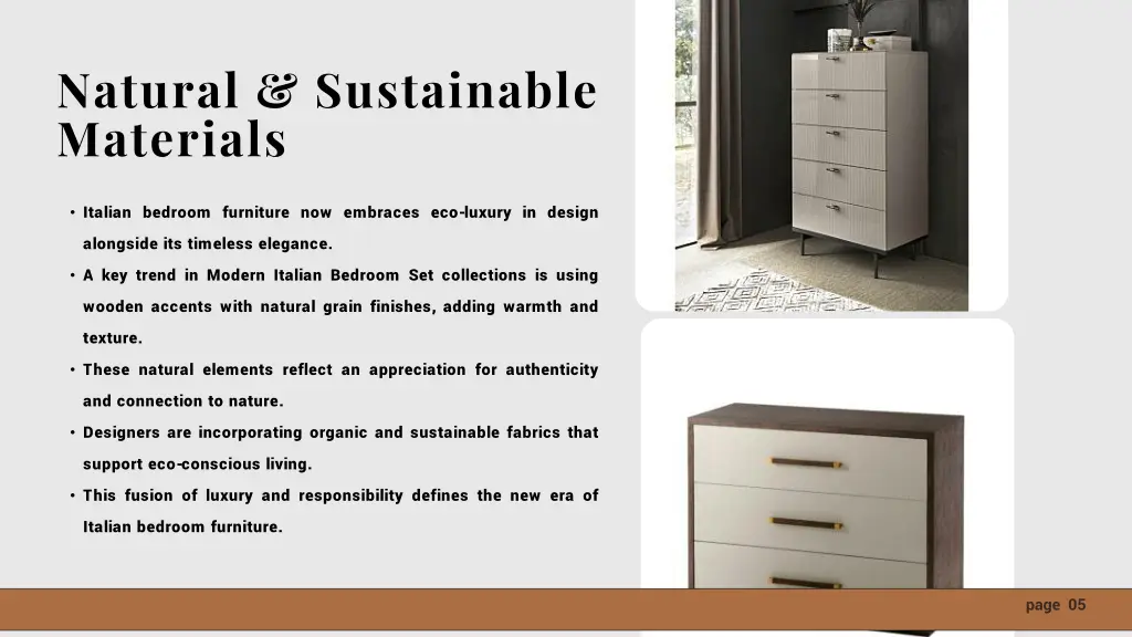 natural sustainable materials