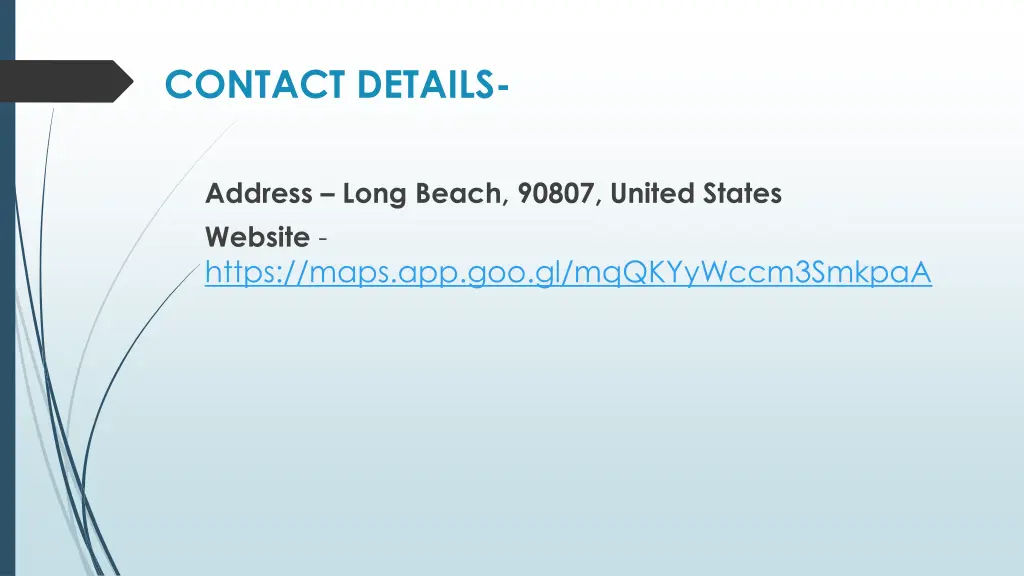 contact details